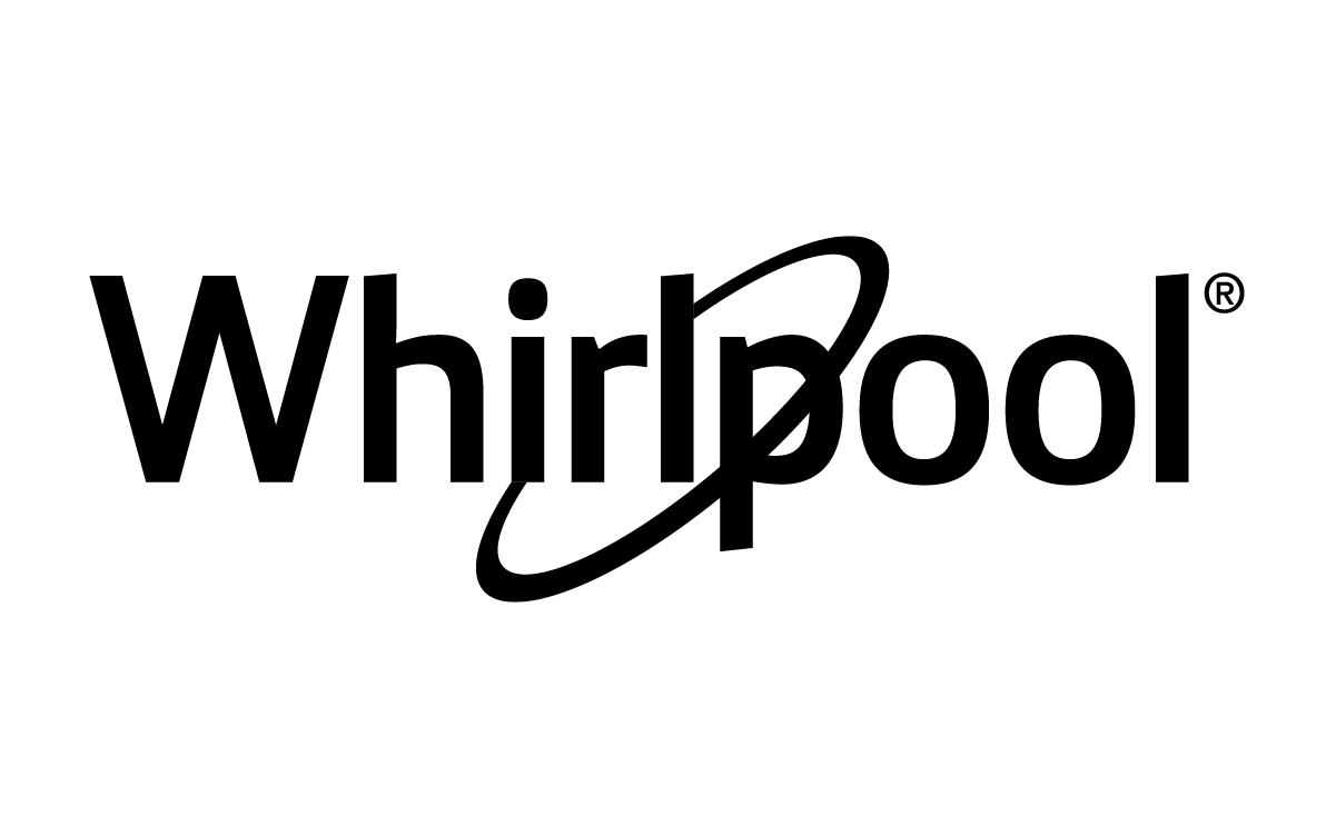 A Whirlpool logo to represent a client of Keri Samiec the Builder Marketer while he worked at SBC Advertising