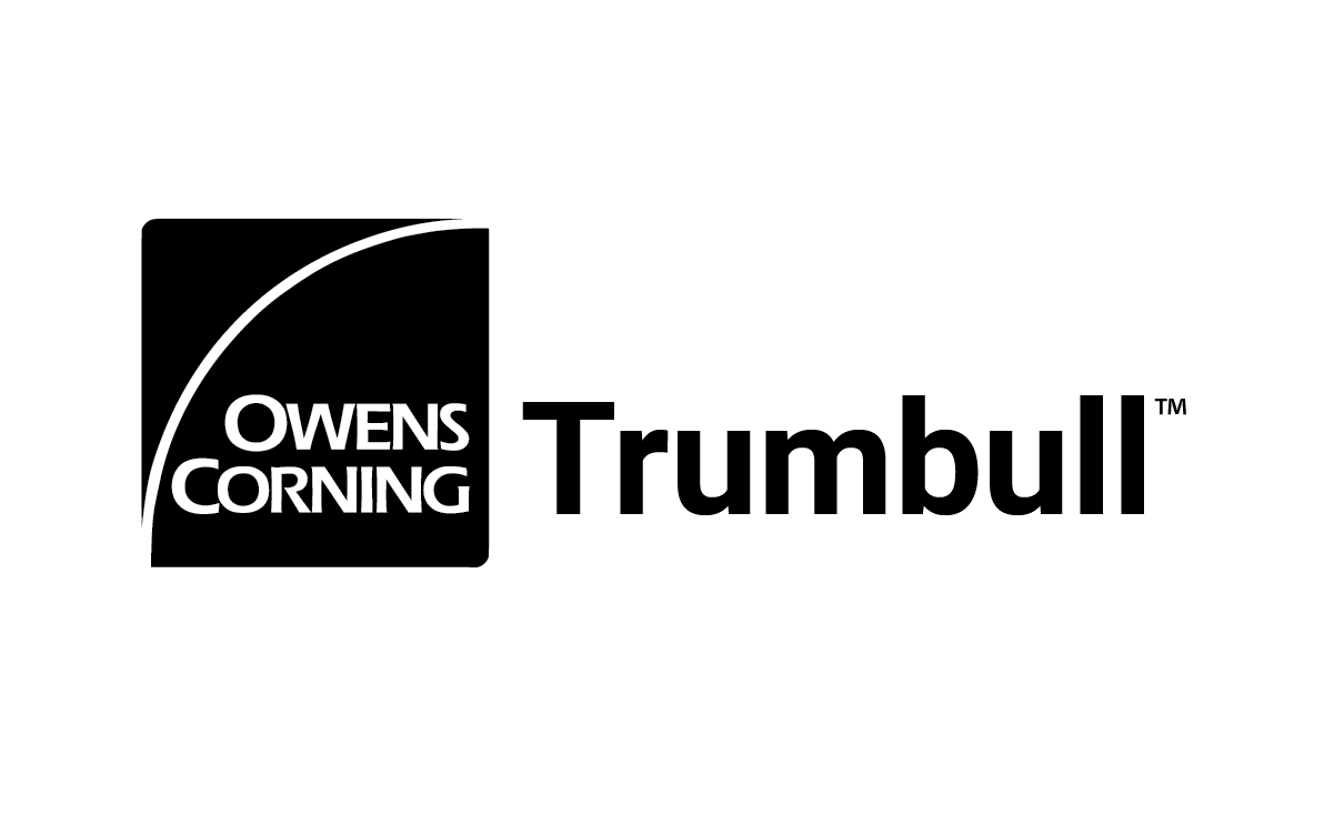 An Owens Corning Trumbull logo to represent a client of Keri Samiec the Builder Marketer while he worked at Mitchell & Company