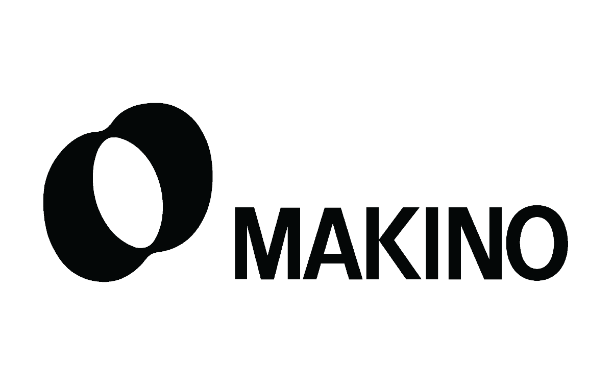 A Makino logo to represent a client of Keri Samiec the Builder Marketer while he worked at HSR Business to Business